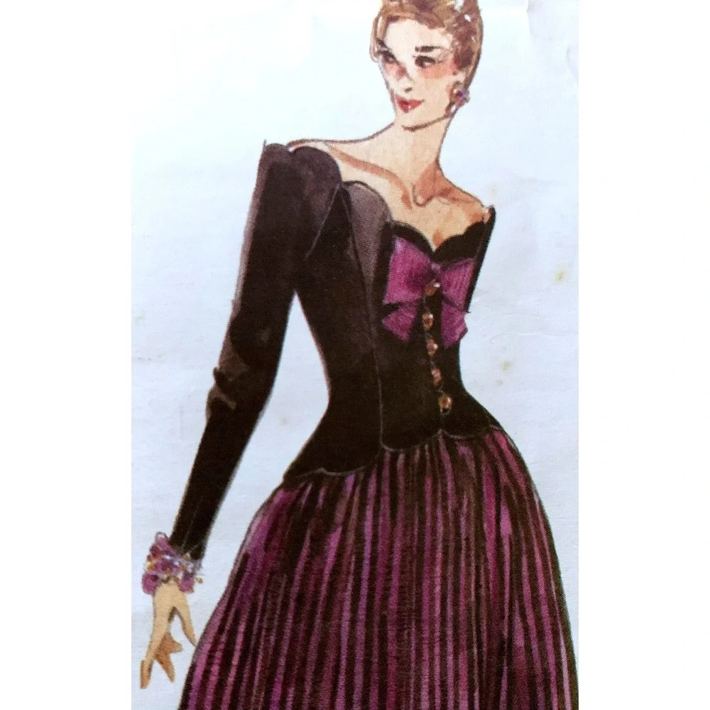 Vogue Designer BELLVILLE-SASSOON Sew Pattern Evening Cocktail Formal 2pc Sz14 UC